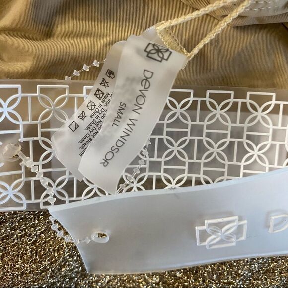 DEVON WINDSOR Maxine Dress Marigold
Gold knit metallic cut out Backless NWT S - Picture 12 of 14